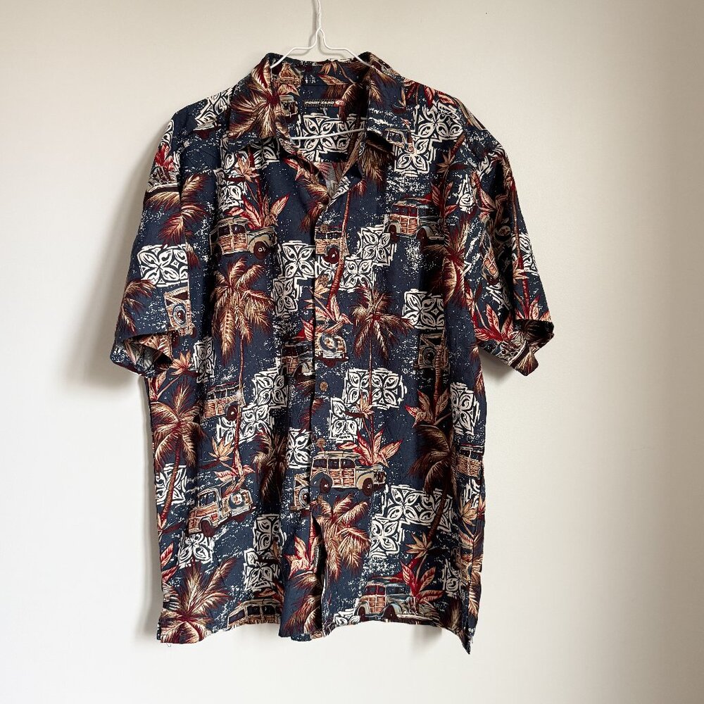 POINT ZERO - Men's - Short Sleeve Shirt Print - Multi Colour - Medium